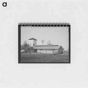 アートメモ帳-Farmstead of Carl Rubel, Yuba County, California
 - ラッセル リー Memo.