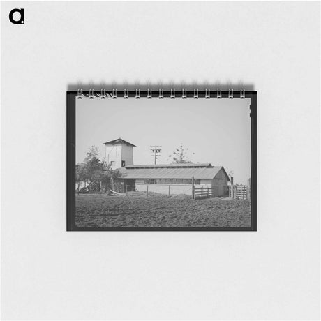 アートメモ帳-Farmstead of Carl Rubel, Yuba County, California
 - ラッセル リー Memo.