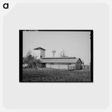 アートポストカード-Farmstead of Carl Rubel, Yuba County, California
 - ラッセル リー Postcard.