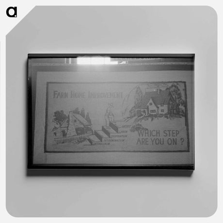 アートパネル-Display in Agricultural Hall, State Fair, Donaldsonville, Louisiana
 - ラッセル リー Canvas.