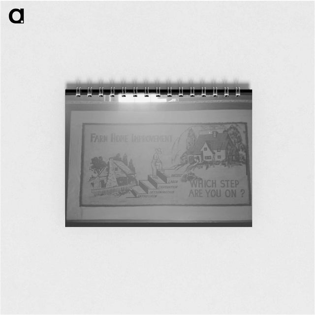 アートメモ帳-Display in Agricultural Hall, State Fair, Donaldsonville, Louisiana
 - ラッセル リー Memo.