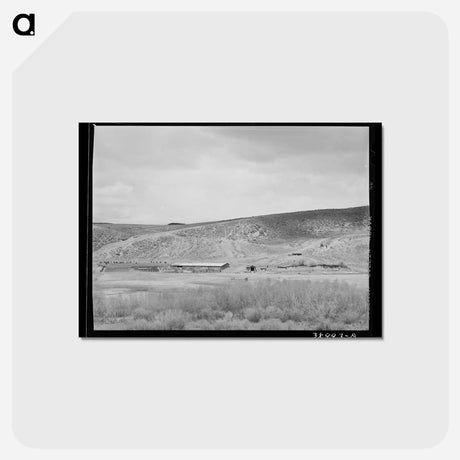 アートポストカード-Ranch in the Colorado River Valley, Grand County, Colorado
 - ラッセル リー Postcard.