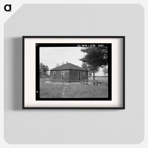 アートポスター-Home of John Mathews Family near Black River Falls, Wisconsin
 - ラッセル リー Poster.
