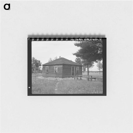 アートメモ帳-Home of John Mathews Family near Black River Falls, Wisconsin
 - ラッセル リー Memo.