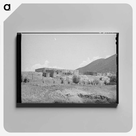 アートパネル-Spanish-American Farmstead, Amalia, New Mexico
 - ラッセル リー Canvas.