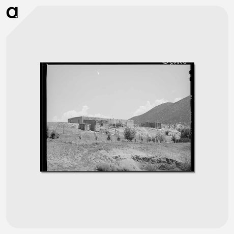 アートポストカード-Spanish-American Farmstead, Amalia, New Mexico
 - ラッセル リー Postcard.