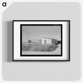 アートポスター-Children in Flower Garden at Casa Grande Valley Farms
 - ラッセル リー Poster.