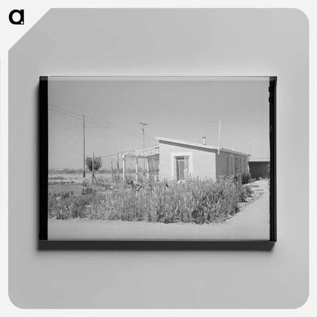 アートパネル-Children in Flower Garden at Casa Grande Valley Farms
 - ラッセル リー Canvas.