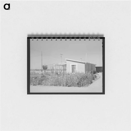 アートメモ帳-Children in Flower Garden at Casa Grande Valley Farms
 - ラッセル リー Memo.