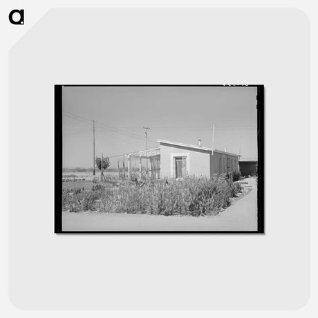 アートポストカード-Children in Flower Garden at Casa Grande Valley Farms
 - ラッセル リー Postcard.