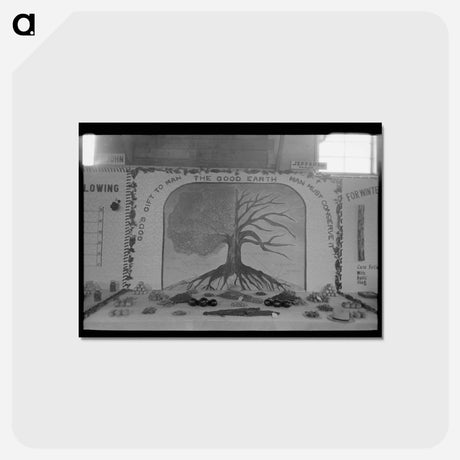 アートポストカード-Display in Agricultural Hall, State Fair, Donaldsonville, Louisiana
 - ラッセル リー Postcard.