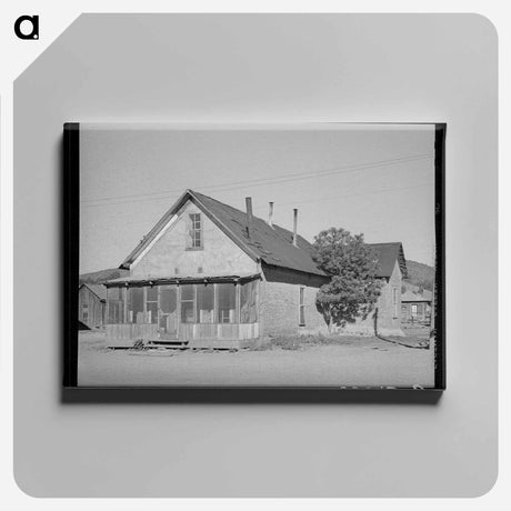 アートパネル-House in Reserve, New Mexico
 - ラッセル リー Canvas.