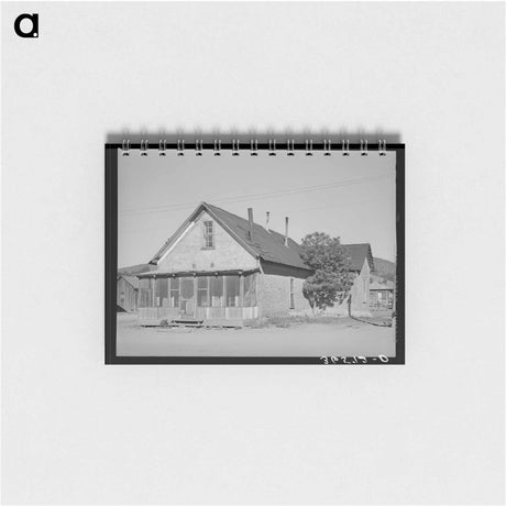 アートメモ帳-House in Reserve, New Mexico
 - ラッセル リー Memo.