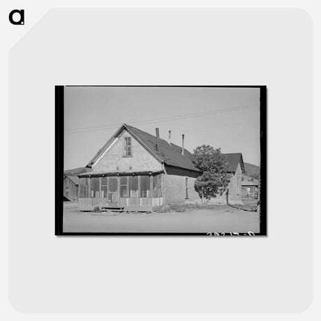 アートポストカード-House in Reserve, New Mexico
 - ラッセル リー Postcard.