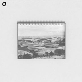 アートメモ帳-Wheat Fields from Winchester Hill, Nez Perce County, Idaho
 - ラッセル リー Memo.