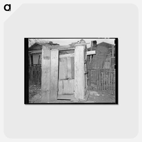 アートポストカード-Privy and Corral, San Antonio, Texas
 - ラッセル リー Postcard.