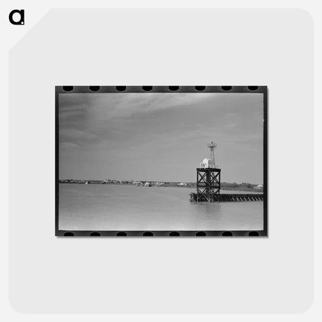 アートポストカード-Deck Hand Throwing Line, Burrwood, Louisiana
 - ラッセル リー Postcard.