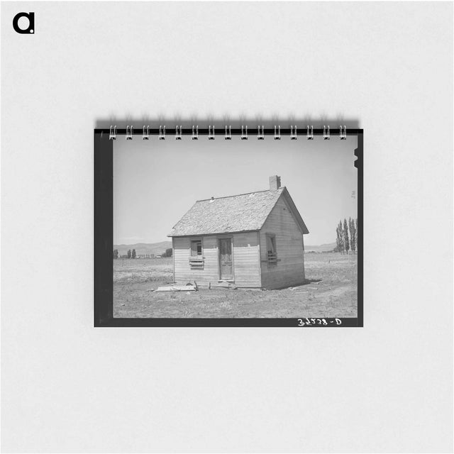 アートメモ帳-Dwelling of Ericson Brother, Box Elder County, Utah
 - ラッセル リー Memo.