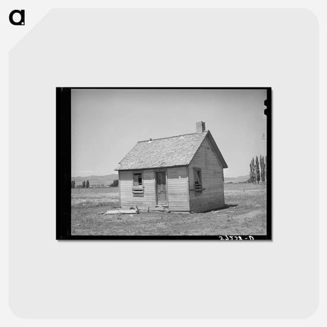アートポストカード-Dwelling of Ericson Brother, Box Elder County, Utah
 - ラッセル リー Postcard.
