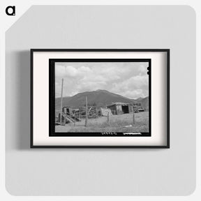 アートポスター-Barnyard of Spanish-American Farmer near Questa, New Mexico
 - ラッセル リー Poster.