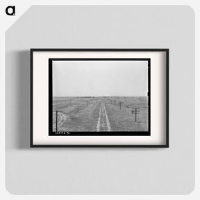 アートポスター-Railroad in the Great Plains near Vernon, Texas
 - ラッセル リー Poster.