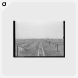 アートポストカード-Railroad in the Great Plains near Vernon, Texas
 - ラッセル リー Postcard.