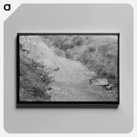 アートパネル-Mexican Boys Swimming, San Antonio, Texas
 - ラッセル リー Canvas.