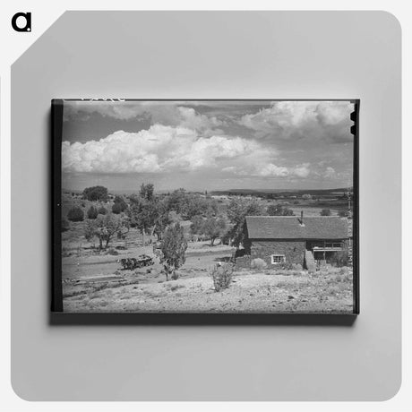 アートパネル-Farmstead, Concho, Arizona
 - ラッセル リー Canvas.