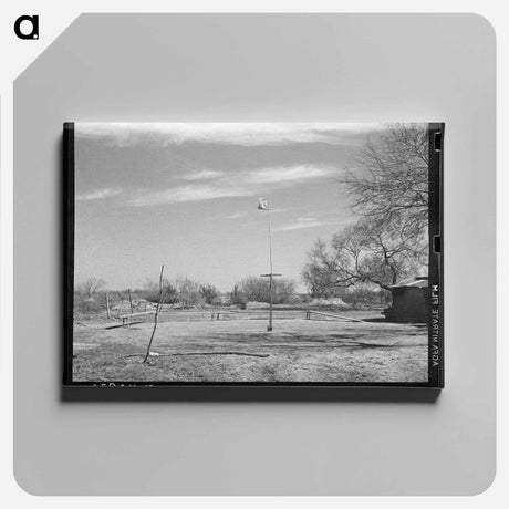 アートパネル-Pole Dance near Santa Maria, Texas
 - ラッセル リー Canvas.