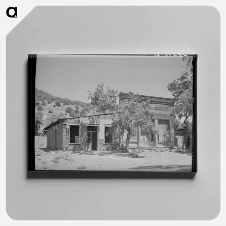 アートパネル-Store Building, Georgetown, New Mexico
 - ラッセル リー Canvas.
