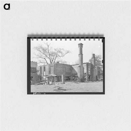 アートメモ帳-Ruins of Plantation House near Marshall, Texas
 - ラッセル リー Memo.