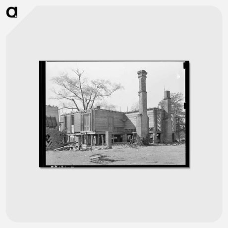 アートポストカード-Ruins of Plantation House near Marshall, Texas
 - ラッセル リー Postcard.