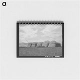 アートメモ帳-Stacks of Hay, Cornish, Utah
 - ラッセル リー Memo.