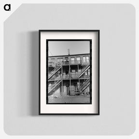 アートポスター-Apartment House, South Side of Chicago
 - ラッセル リー Poster.