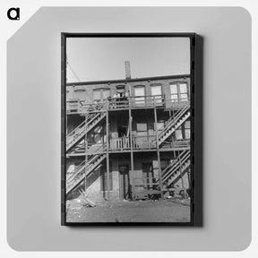アートパネル-Apartment House, South Side of Chicago
 - ラッセル リー Canvas.