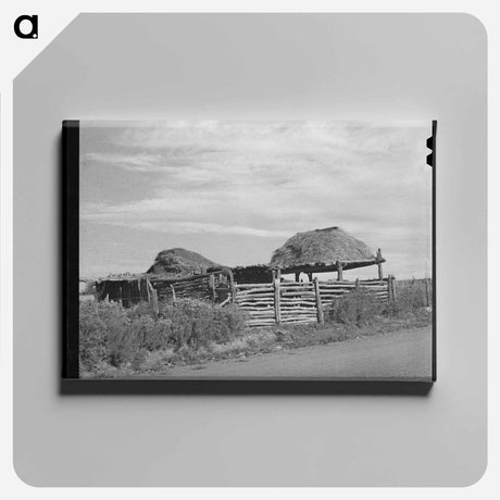 アートパネル-Stock Shelters near Questa, New Mexico
 - ラッセル リー Canvas.