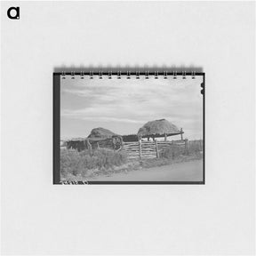 アートメモ帳-Stock Shelters near Questa, New Mexico
 - ラッセル リー Memo.