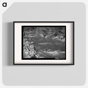 アートポスター-Mountain Stream, Logan River, Cache County, Utah
 - ラッセル リー Poster.