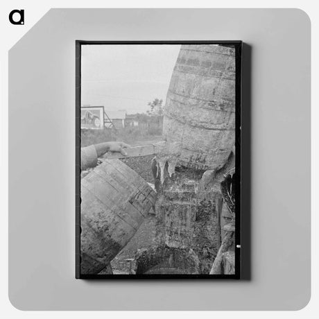 アートパネル-Turpentine Still, State Line, Mississippi
 - ラッセル リー Canvas.