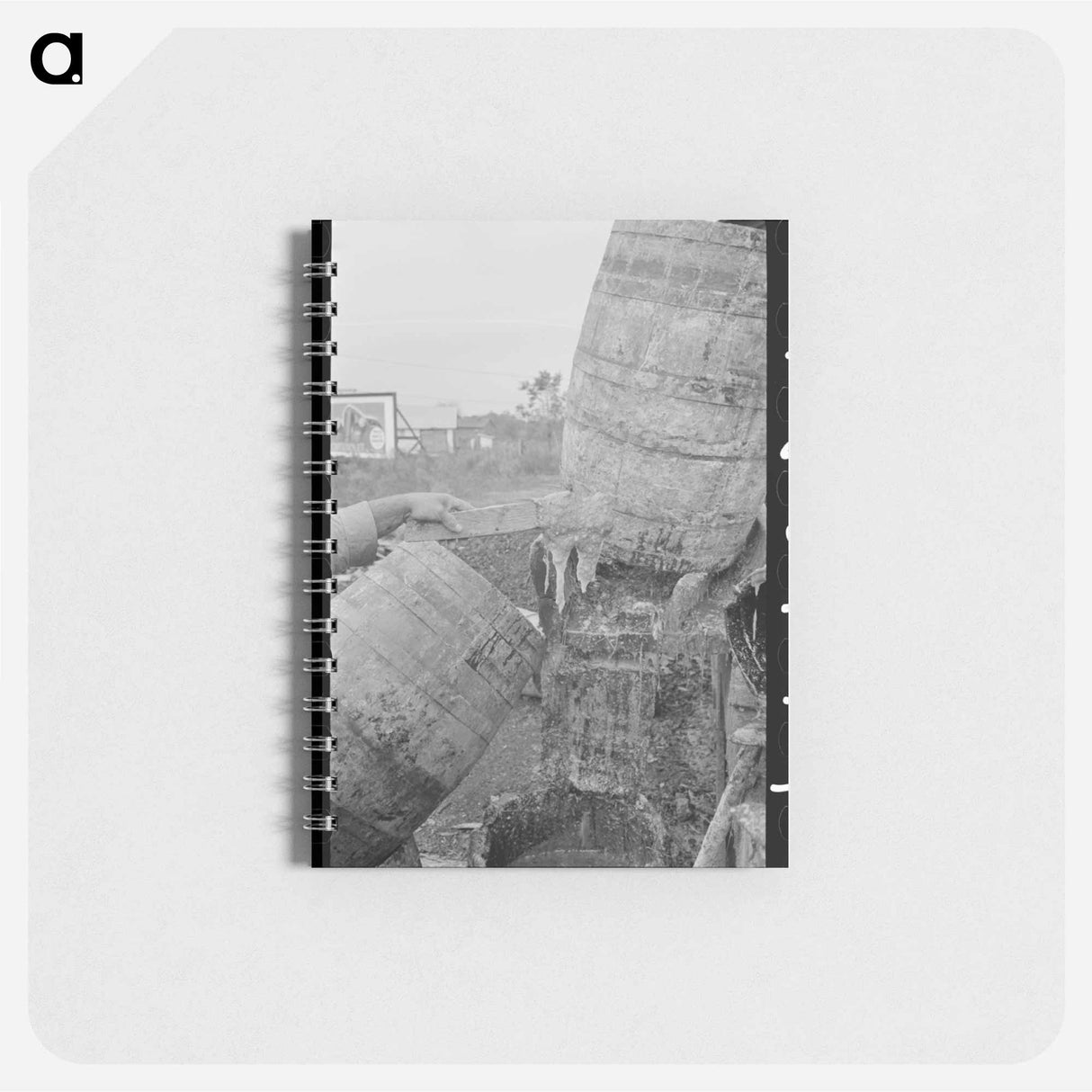 アートメモ帳-Turpentine Still, State Line, Mississippi
 - ラッセル リー Memo.