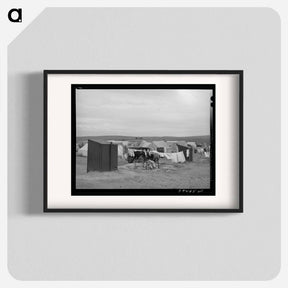 アートポスター-Privies at Pea Pickers Camp
 - ラッセル リー Poster.