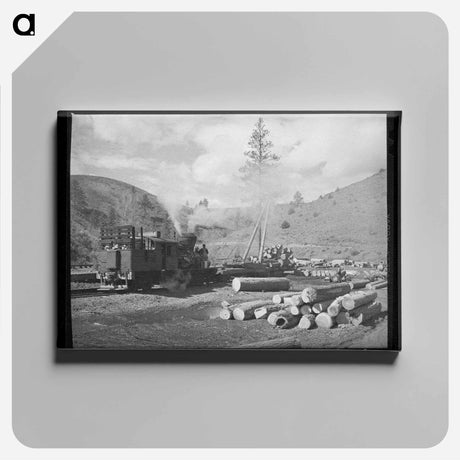 アートパネル-Log Loading Station, Baker County, Oregon
 - ラッセル リー Canvas.