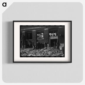 アートポスター-Damage from Fire, South Side, Chicago
 - ラッセル リー Poster.