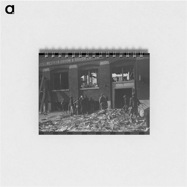 アートメモ帳-Damage from Fire, South Side, Chicago
 - ラッセル リー Memo.