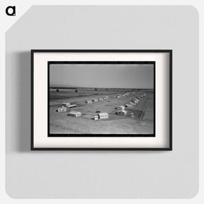 アートポスター-Isolation Unit, Agua Fria Migratory Labor Camp
 - ラッセル リー Poster.