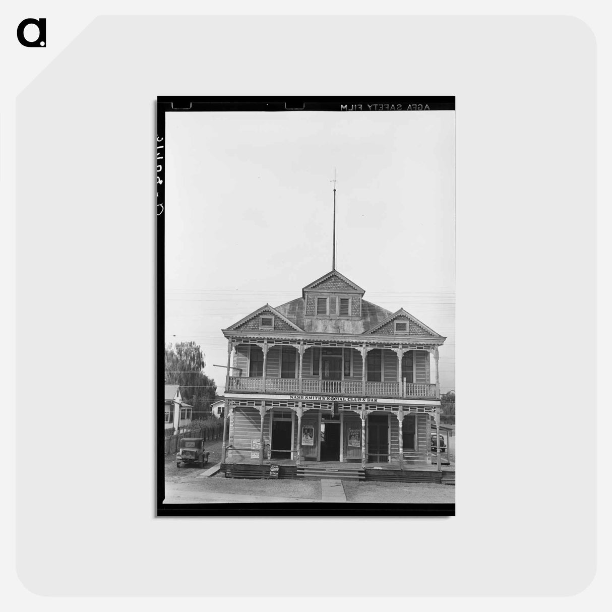 アートポストカード-Building Above Norco, Louisiana
 - ラッセル リー Postcard.