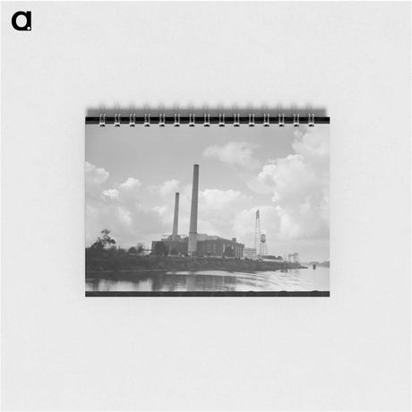 アートメモ帳-Oyster Shell Crushing Plants, Port of Houston
 - ラッセル リー Memo.
