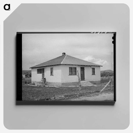 アートパネル-Mormon Farmer's Home, Snowville, Utah
 - ラッセル リー Canvas.