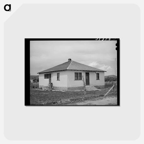 アートポストカード-Mormon Farmer's Home, Snowville, Utah
 - ラッセル リー Postcard.