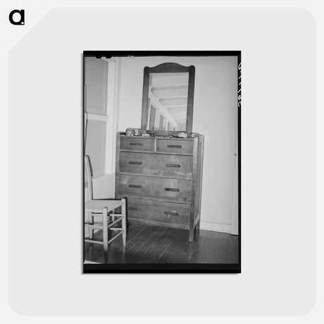 アートポストカード-Apartment Interior, Arizona Part-Time Farms
 - ラッセル リー Postcard.
